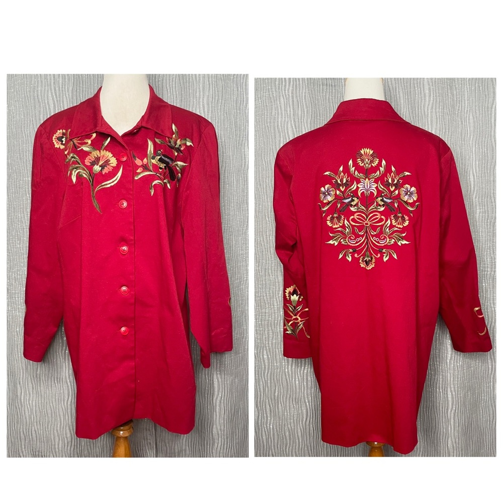 Vintage Victor Costa Embroidered Occasion Jacket